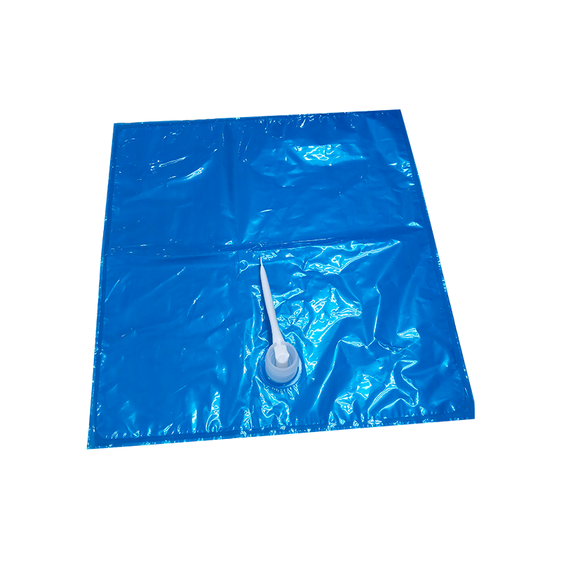 Blue Film Plastic Liquid Packaging Bag With Valve